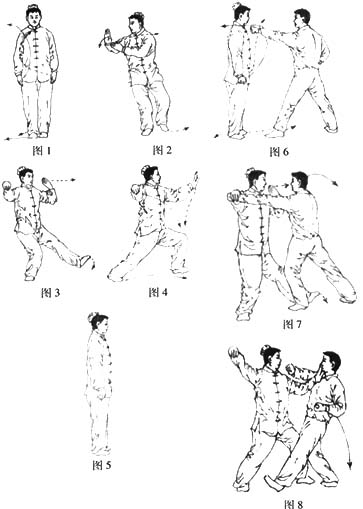  42式太极拳“左单鞭”拳式及防身应用图片1